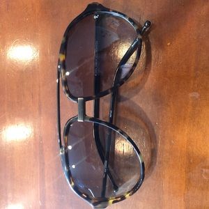 Linda Farrow and Raf Simons aviator sunglasses